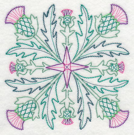 Celtic Thistle Square (Vintage)