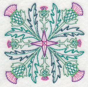 Celtic Thistle Square (Vintage)