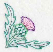 Celtic Thistle Corner 1 (Vintage)