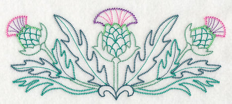 Celtic Thistle Border (Vintage)