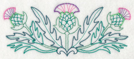 Celtic Thistle Border (Vintage)