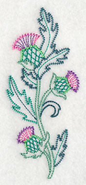 Celtic Thistle Spray (Vintage)