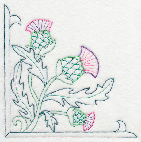 Celtic Thistle Corner 2 (Vintage)