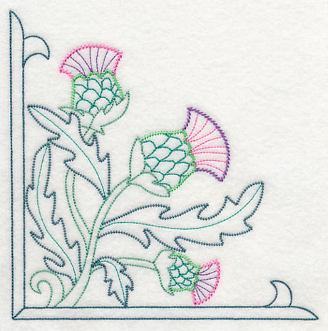 Celtic Thistle Corner 2 (Vintage)
