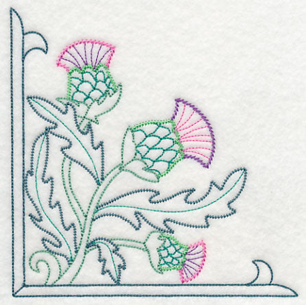 Celtic Thistle Corner 2 (Vintage)