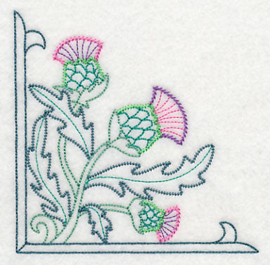 Celtic Thistle Corner 2 (Vintage)