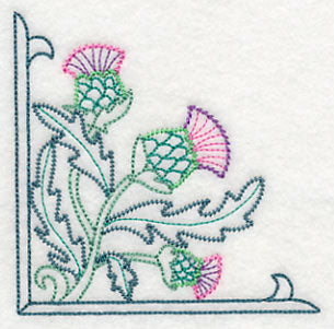 Celtic Thistle Corner 2 (Vintage)