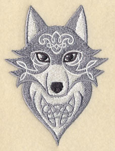 Celtic Knotwork Wolf