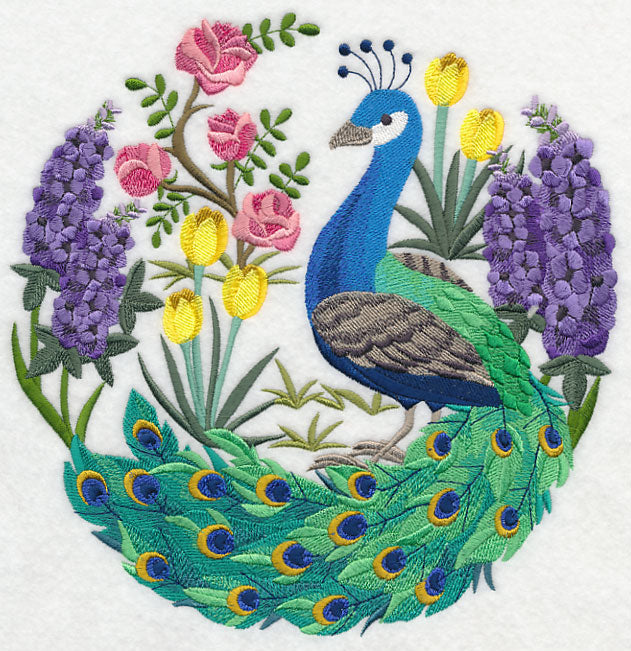 Peacock Scene