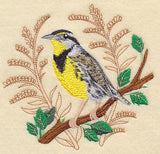 Meadowlark with Delicate Branches