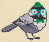 Brainy Chickadee in Glasses