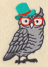 Brainy Owl in Glasses