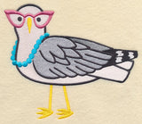 Brainy Seagull in Glasses