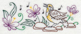 Singing Meadowlark Border (Vintage)