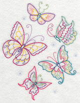Dreamy Butterfly Flight (Vintage)