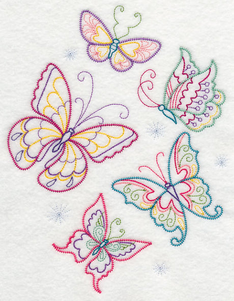 Dreamy Butterfly Flight (Vintage)