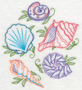 Seashell Shore Collage (Vintage)