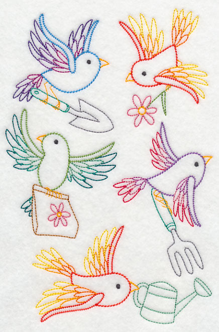 Gardening Birds (Vintage)