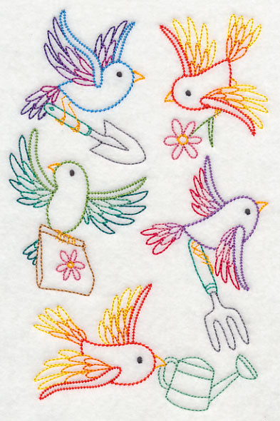 Gardening Birds (Vintage)