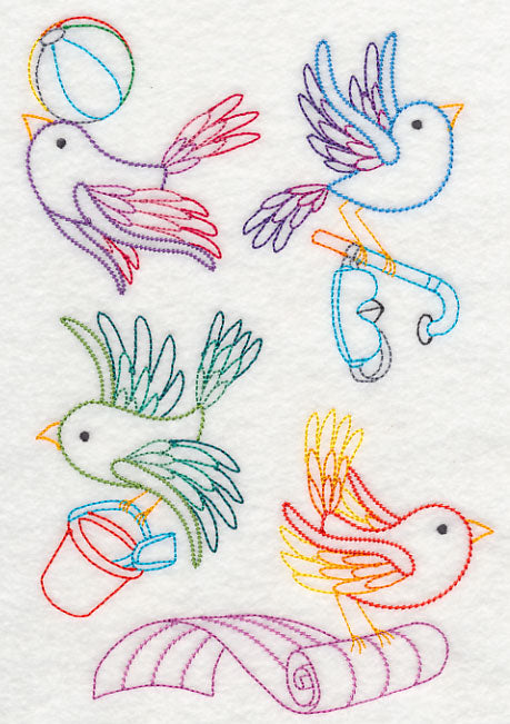 Beach Bum Birds (Vintage)