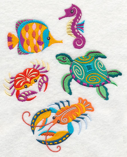 Under the Sea Life Collage