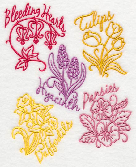 Spring Garden Collage