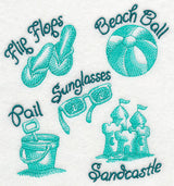 Fun In the Sun Collage (Toile)