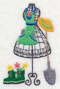 How Does Your Garden Grow Dress Form