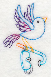 Beach Bum Bird with Snorkel (Vintage)