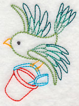 Beach Bum Bird with Pail (Vintage)