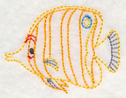 Tropical Fish Copperband Butterfly (Vintage)