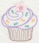 Sweet Cupcake with Sprinkles (Vintage)