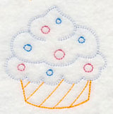 Sweet Cupcake with Candy Dots (Vintage)