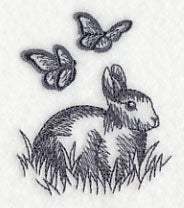 Bunny and Butterflies