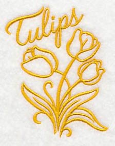 Spring Garden Tulips