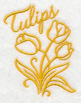 Spring Garden Tulips