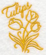 Spring Garden Tulips