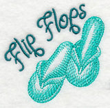 Fun In the Sun Flip-Flops (Toile)