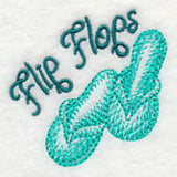 Fun In the Sun Flip-Flops (Toile)