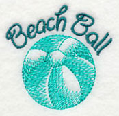 Fun In the Sun Beach Ball (Toile)