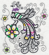 Wild Whimsy Bird 2 (Blackwork)