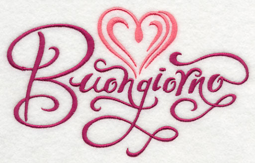 Good Morning - Italian Buongiorno