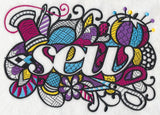Crafty Sew (Blackwork)