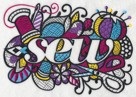 Crafty Sew (Blackwork)
