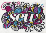 Crafty Sew (Blackwork)