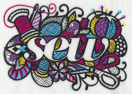 Crafty Sew (Blackwork)