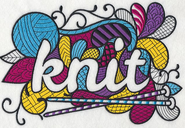 Crafty Knit (Blackwork)