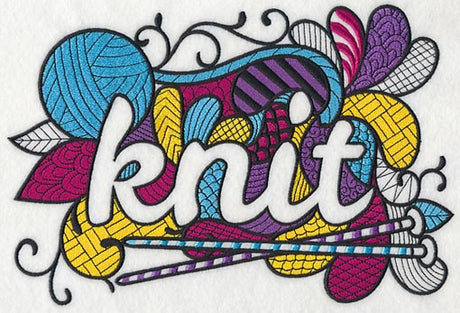 Crafty Knit (Blackwork)