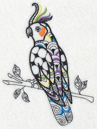 Cockatiel (Blackwork)
