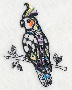 Cockatiel (Blackwork)